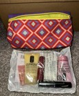 Clinique 7 Piece Gift Set W Lotion  Moisture Surge Eye 96h  Mascara  Plum Pop