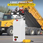4 Way Control Dual Acting Double Solenoid 8 Quart Hydraulic Power Pack 12v Dc