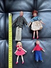 Vintage Petite Princess Patti Family 4 Miniature Dolls Ideal Dollhouse 45120
