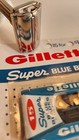 Vintage Gillette Fat Boy Adjustable Tto Safety Razor E2 1959 Nos Blades Near Mnt