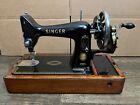 Vintage Singer Sewing Machine 99k Hand Crank