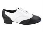 Men   s Ballroom Dance Shoes Very Fine Brogue Black And White Size 9 5