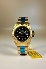 Invicta 29946 Mens Pro Diver 43mm Gold-tone Stainless Steel Black Dial Watch New
