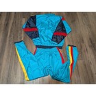 Fubu Tracksuit Set Color Block Windbreaker Jacket Pants Kids M 10-12 
