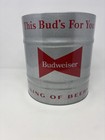 Budweiser Beer Keg Style Metal Tin Can Cooler Barrel -     This Bud   s For You   