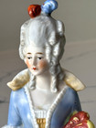 Beauty Antique Porcelain Pin Cushion Half Doll 4   Rare Vintage Collectible Gift