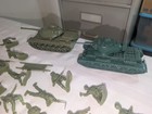 Louis Marx   Co  World War Ii Battleground Play Set Loose Rare Parts Etc