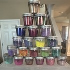 Glitter Heart Co Craft Glitter Assortment  Multicolor Jars   Bottles