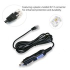 Car Power Cord For Escort Passport 8500 X50 9500ix 7500is Redline 360c Max360c