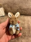 Vintage 1989 Eden Toys Peter Rabbit 3 5  Plush Figure Beatrix Potter