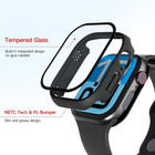 2 Pack Tempered Glass Case Compatible For Apple Watch Series 11  2025  Series 10