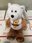 State Quarter Coin Bear - Vermont 14th State  Plush 8  Limited Treasures  2001 