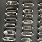 5pcs Natural Clear Quartz Obelisk Crystal Double Wand Point Healing 40-55mm