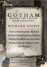 2017 Cryptozoic Gotham Season 2 The Maniax Trading Card  mx6 Richard Sionis