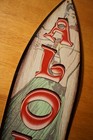 Aloha Hula Dancer Surfboard Sign Retro Luau Tiki Bar Coastal Beach House Decor