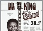 B b  King     Rare Vintage Original 1978 Concert Poster  midnight Believer 