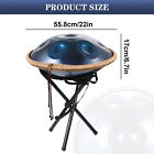 Handpan Drum Instrument   9 Notes Steel Hand Drum   22 Inches Metal Drum 