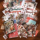Prstincol Christmas Scrapbook Kit Junk Journaling Supplies With A6 Notebook  157