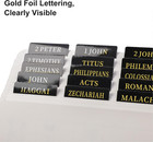Bible Tabs Set For Old   New Testament With Apocrypha - Black