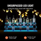 Uimoso Led Lighted Liquor Bottle Display Bar Shelf Rf   App Control 40  3-step