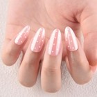 Nude Pink 32 Count  pack Of 1  30 Pcs-medium Almond-glazed Pink   Dot Deign