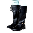 Adult Unisex Black Pirate Boots Halloween Comic Con Cosplay Costume Accessories