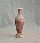 Chinese  Peach  Bloom  Porcelain  Vase  With  Mark      P4046