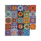 24pcs Tile Stickers 5 9x5 9 Inch Bohemian Style Peel And Stick Tile 6x6in