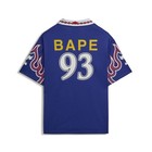 Adidas Originals X Bape  jpan Blue  Ssl Flame Jersey Kf4914