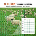 Electric Netting Fence Kit Sheep Fencing 42 h X 164 l With Posts Spikes