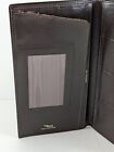 Bosca Vintage Italy Full Grain Hide Leather Passport Wallet Brown