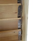 Louvers Hardware Set For Blinds And Shutters  Kit For 11 Boards  Stainless Steel