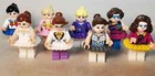 Set Of 8 Custom Lego Urban City Female  Women Occupational Minifigures W  Skirts
