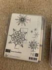 Stampin Up Serene Snowflakes And Holiday Collection Unmounted Set Of 2 