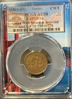 1861-65 Civil War Token F-257 311a Man With Sword Ironclad Pcgs Au58 Witter Rare