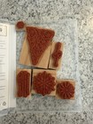 Stampin    Up  Snow Swirled Mounted Rubber Wood Stamp Set  Christmas 127799