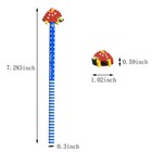 28 Pcs Fun Cute Pencils Colorful Stripe Assorted Fruit Animal Eraser Toppers