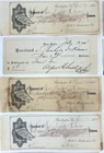 Antique Mixed Lot Of  16  1880 s Checks - Good Condition - Paper Ephemera  28