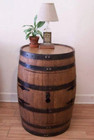 Whiskey Barrel Double Door Cabinet-table-storage C padlock-free Shipping