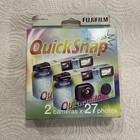 Fujifilm Quicksnap One Time Use 35mm Camera With Flash  2 Pack Exp 5 2023 New