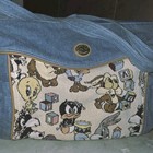 Looney Tunes 1996 Vtg Lovables Baby Boom Tapestry Diaper Bag Daffy Tweety Taz