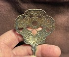 Ornate Sterling Bon Bon Serving Spoon By R Wallace   Son Unpolished Use Or Scrap