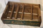 Drink Orange Crush Soda Wood Crate Store Advertising Box Rare Rockingham Nc Vtg