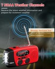  upgraded Version emergency Radio  Esky 3w Led Flashlight Hand Crank Radio  Self