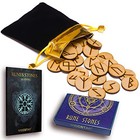 Rune Stones Set With Manual For Beginners And 5 Layouts  Viking Nordic Runes