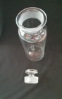 Antique Crystal Glass Apothecary Bottle 1900 s