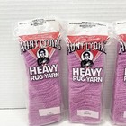Vtg Lot Of 7 Aunt Lydia s Heavy Rug Yarn Pre-cut Latch Hook Orchid Purple pink