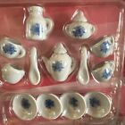 2 Vintage 13 Porcelain Child s Flowers Mini Tea Set Vintage Graphics Gordy Toy