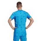 Adidas Men s Condivo 22 Goal Keeper Short Sleeve Soccer Jersey  Blue Rush