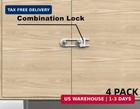 4 Pack Child Proof Sliding Cabinet Door Code Locks Baby Safety Cupboard Locks Ad